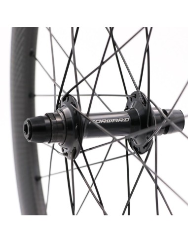 PAIRE DE ROUES FORWARD JOYRIDE V2 CARBONE - DISC ONLY - JR/EXP - 10MM - 28H