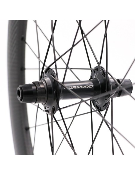 PAIRE DE ROUES FORWARD JOYRIDE V2 CARBONE - DISC ONLY - JR/EXP - 10MM - 28H