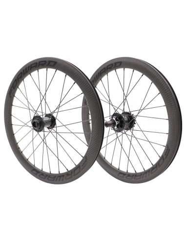 PAIRE DE ROUES FORWARD JOYRIDE V2 CARBONE - DISC ONLY - JR/EXP - 10MM - 28H