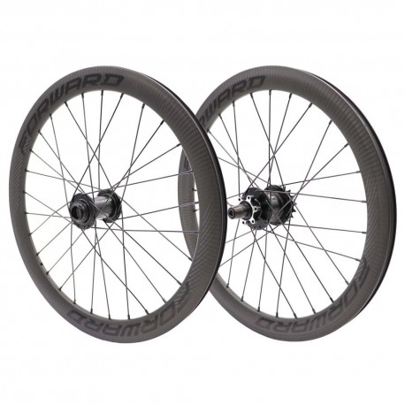 PAIRE DE ROUES FORWARD JOYRIDE V2 CARBONE - DISC ONLY - JR/EXP - 10MM - 28H