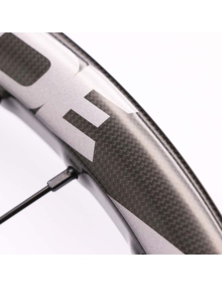 PAIRE DE ROUES CARBONE PRIDE WAVE 1K UD GLOSS PRO 20MM