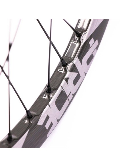 PAIRE DE ROUES CARBONE PRIDE WAVE 1K UD GLOSS PRO 20MM