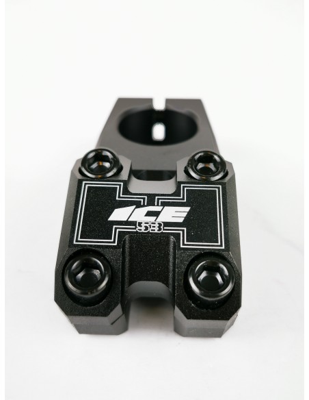 Potence BMX ICE H 22.2 mm Noir