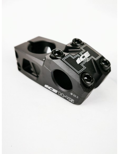 Potence BMX ICE H 22.2 mm Noir