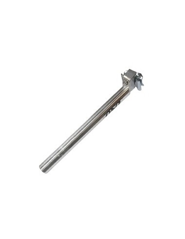 Tige selle rail aluminium poli