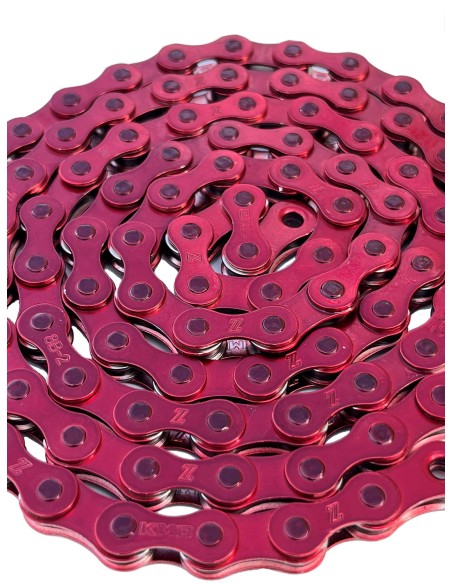 Chaine KMC Z8B2 ROUGE ANODISE 2