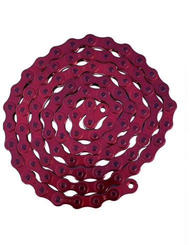 Chaine KMC Z8B2 ROUGE ANODISE