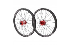 Roues Pride Wave CFR 1K Matt / Moyeux Control 36H Rouge