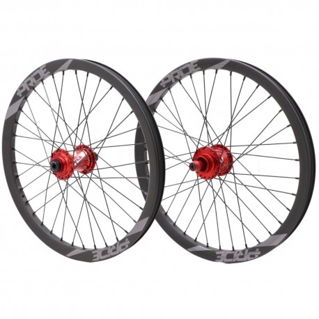 Roues Pride Wave CFR 1K Matt / Moyeux Control 36H Rouge