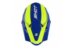 Casque Adulte Shot Rogue United Mat Blue/Neon Yellow