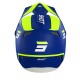 Casque Adulte Shot Rogue United Mat Blue/Neon Yellow