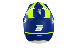 Casque Adulte Shot Rogue United Mat Blue/Neon Yellow