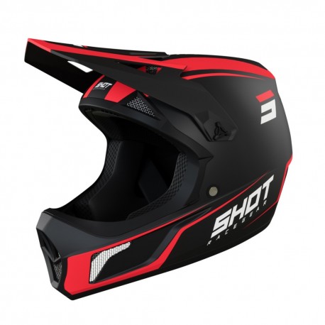 Casque Adulte Shot Rogue United Black/Red Matt