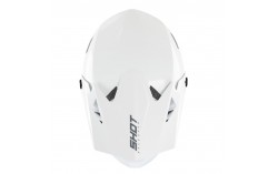 Casque Enfant Shot Rogue Solid Glossy White