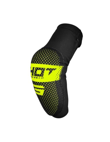 Coudières Shot Airlight Noir/Jaune Fluo Enfant