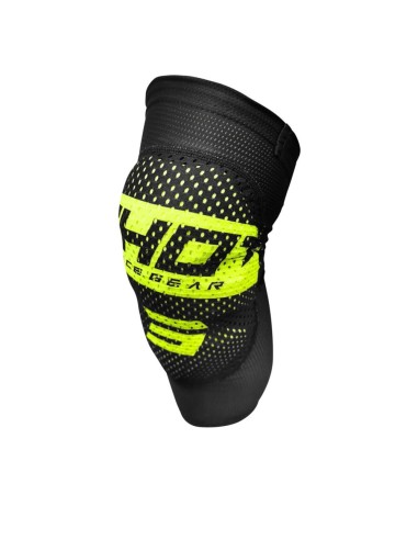 Genouilleres Shot Airlight Noir/Jaune Fluo Adulte