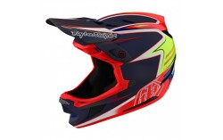 CASQUE D4 CARBONE MIPS LINES BLACK/RED