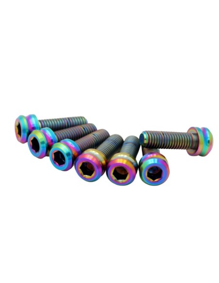 Set 6 Vis Titane T25 Pride Racing - Cayman V2 / FTL