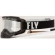 MASQUE FLY FOCUS SNOW BLACK/WHITE W/ CLEAR LENS