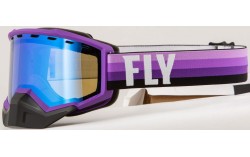 MASQUE FLY FOCUS SNOW PURPLE/BLACK W/ SKY BLUE/SMOKE LENS