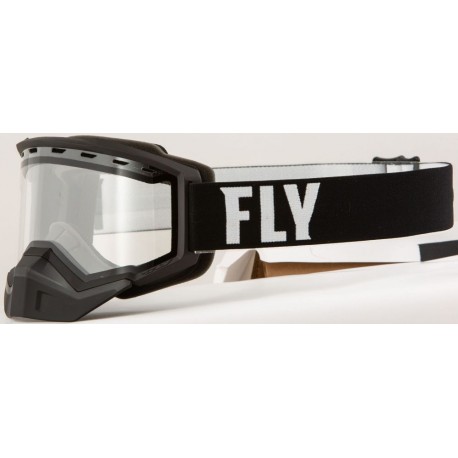 MASQUE FLY FOCUS SNOW NOIR/BLANC ENFANT