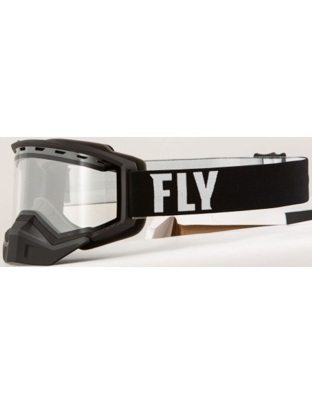 MASQUE FLY FOCUS SNOW NOIR/BLANC ENFANT