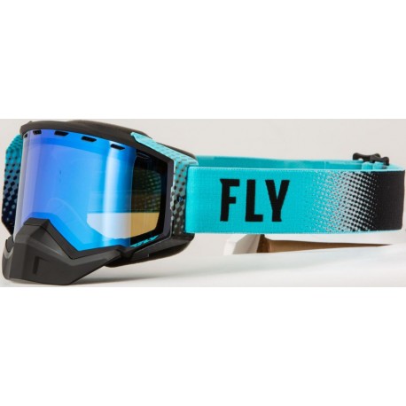 MASQUE FLY ZONE SNOW NOIR/AQUA