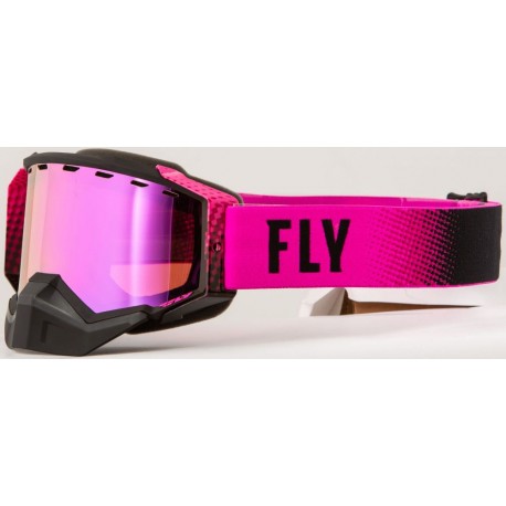 MASQUE FLY ZONE SNOW NOIR/ROSE