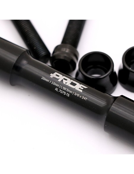 Kit Adaptateur Pride Racing Axe 20mm Vers 10mm