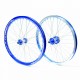 Paire de roue PRIDE RACING PRO SX bleu