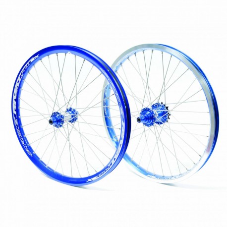 Paire de roue PRIDE RACING PRO SX bleu