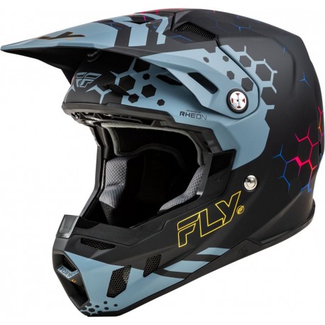 CASQUE FLY FORMULA CC TEKTONIC NOIR/SLATE/BLEU MAT