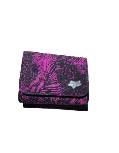 PORTE FEUILLE FOX ROSE
