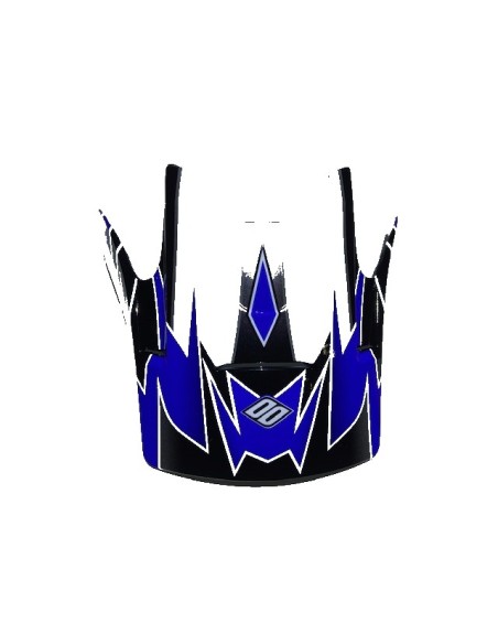 VISIERE SHOT3 TROUS NOIR BLEU 2