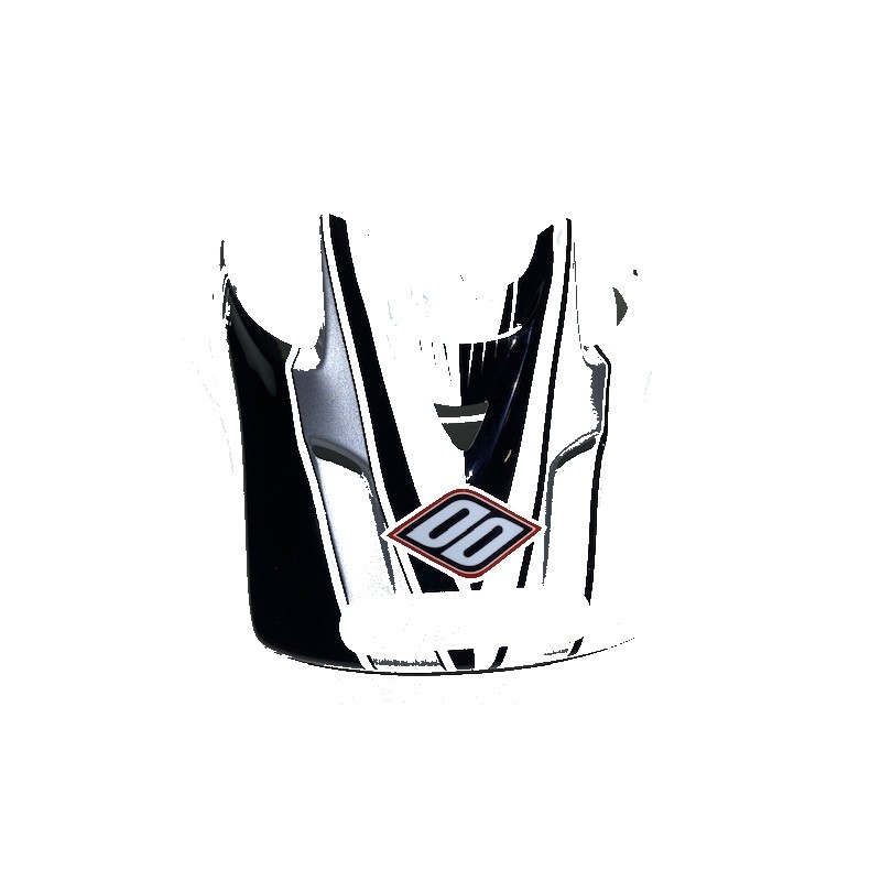 VISIERE SHOT 3 TROUS GRIS BLANC