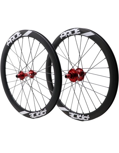 Roues 20" EXPERT Pride Gravity/Control Disque ROUGE MATT