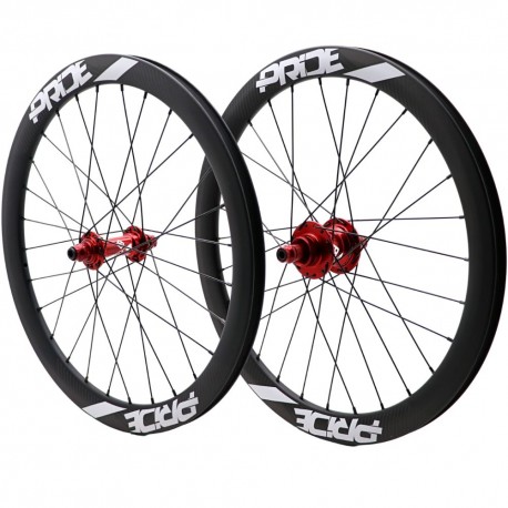 Roues 20" EXPERT Pride Gravity/Control Disque ROUGE MATT