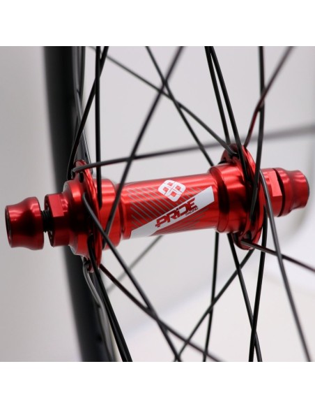 Roues 20" EXPERT Pride Gravity/Control Disque ROUGE MATT 2