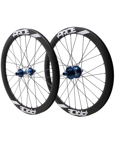 Roues 20" EXPERT Pride Gravity/Control Disque BLEU MATT