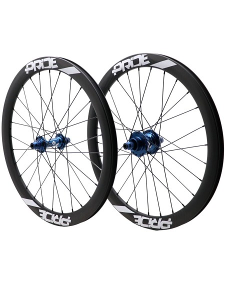 Roues 20" EXPERT Pride Gravity/Control Disque BLEU MATT