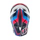 Casque Troy Lee D4 Polyacrylite W/MIPS Block Blue / White