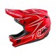 Casque Troy Lee D4 Composite W/MIPS Pinned Red