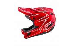 Casque Troy Lee D4 Composite W/MIPS Pinned Red