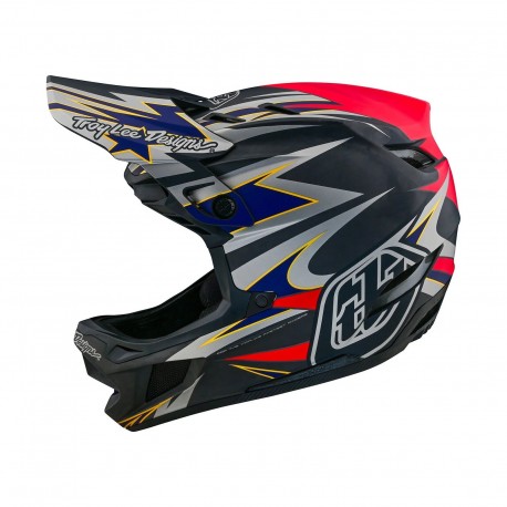 Casque Troy Lee D4 carbon W/MIPS INFERNO GRAY