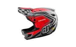 Casque Troy Lee D4 carbon W/MIPS SRAM Red / Black