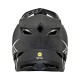 Casque Troy Lee D4 carbon W/MIPS Stealth Black / Silver