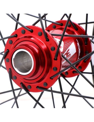 Roues 20" (406) Pride Wave Gloss White Pride Control rouge