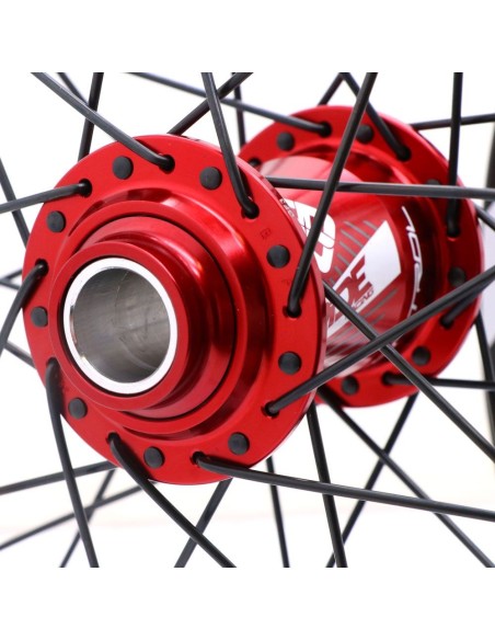Roues 20" (406) Pride Wave Gloss White Pride Control rouge 2