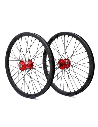 Roues 20" (406) Pride Wave Gloss grey Control rouge 10mm