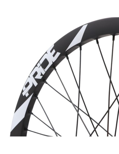 Roues 20" (406) Pride Wave matt white Control rouge 10mm